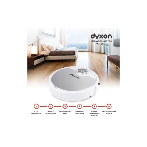 Пилосос DYXON MEGAVAC 3000S PRO Wet Clean (DXNVCMGVC3000SWSL)