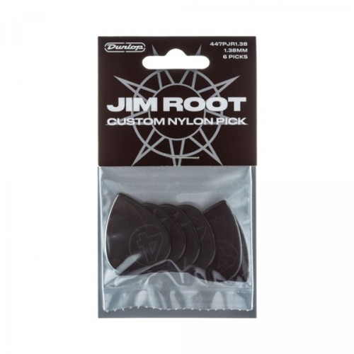 Медіатор Jim Dunlop Jim Root Nylon Pick 1.33mm 6 шт. (447PJR1.38)