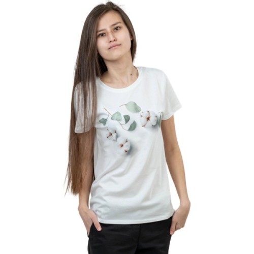Футболка Sol's Pioneer Women Cotton Flowers білий L (03579102/115L)