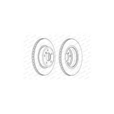 Гальмівний диск FERODO DDF2039C