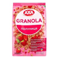 Гранола АХА хрустка з полуницею 330 г (4820237692542)