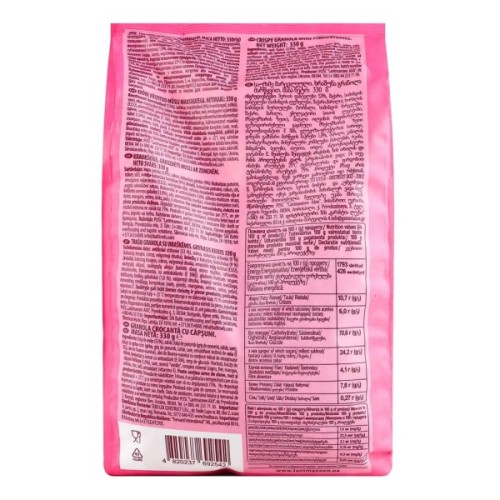 Гранола АХА хрустка з полуницею 330 г (4820237692542)