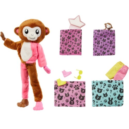 Лялька Barbie Cutie Reveal Друзі з джунглів Мавпеня (HKR01)