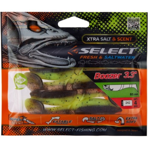 Силікон рибальський Select Boozer 3.3" 242 (4 шт/уп) (1870.71.46)