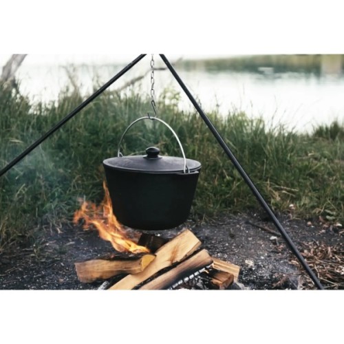 Котел туристичний Brizoll чавунний з кришкою 6 л (KT06-1)