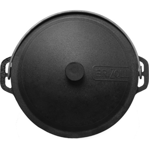 Котел туристичний Brizoll чавунний з кришкою 6 л (KT06-1)