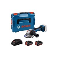 Шліфувальна машина Bosch GWS 18V-11 125мм, 18В, 2x5Ah, 0-9000об/хв, 1.7кг, кейс (0.601.9N4.103)