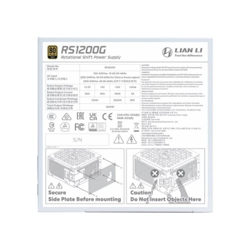 Блок живлення Lian Li 1200W RS Gold (G9P.RS1200G.WH00.EU)
