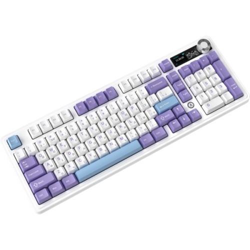Клавіатура Ajazz Maillard V2 Maillard Switch Wireless/Bluetooth/USB UA Purple/White/Blue (AK980-V2-M-PWB)