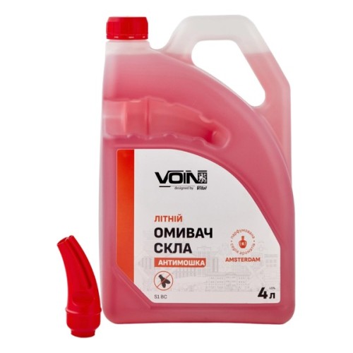 Омивач автомобільний VOIN Амстердам 4л антімошка (VOIN S1 BC)