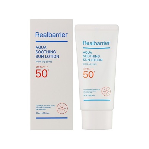Засіб від засмаги Real Barrier Aqua Soothing Sun Lotion SPF50+PA++++ 50 мл (8809911691138)
