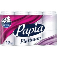 Туалетний папір Papia Platinum 4 шари 16 рулонів (8690536026388)