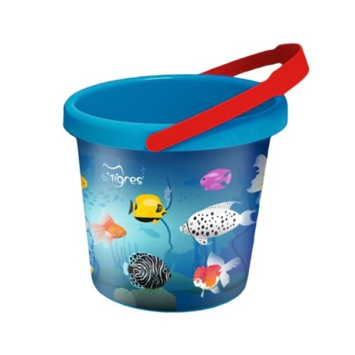 Іграшка для піску Tigres Морський світ 4 елементів з термонаклейкою (39805)