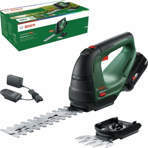 Кущоріз Bosch AdvancedShear 18V-10, PBA, 2.0Ah (0.600.857.000)