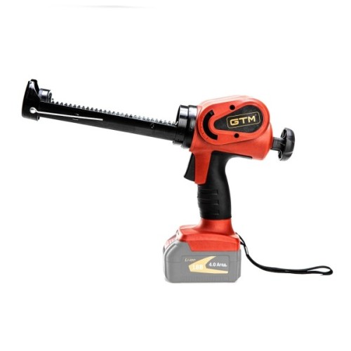 Пістолет для герметика GTM GGC18/150, 18В, 150кгс, 3-10мм/с, 310м (без АКБ та ЗП) (GGC18/150)