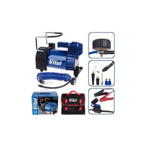 Автомобільний компресор VITOL K-55 150psi/23Amp /50л (K-55)