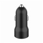 Зарядний пристрій Gembird 1xUSB-A (18W QC3.0) + 1xUSB-C (20W PD) black (TA-UC-A2PDQC20-CAR-01)