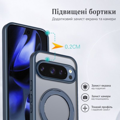 Чохол до мобільного телефона BeCover Aura Fold Google Pixel 9 Pro XL / 10 Pro XL Blue (715670)
