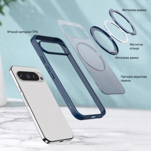 Чохол до мобільного телефона BeCover Aura Fold Google Pixel 9 Pro XL / 10 Pro XL Blue (715670)