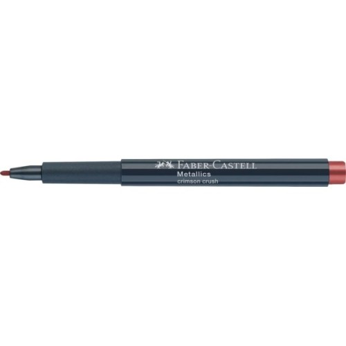 Маркер Faber-Castell металік для декору Metallics Marker Crimson Crush, M (1,5 мм), колір червоний (32025)
