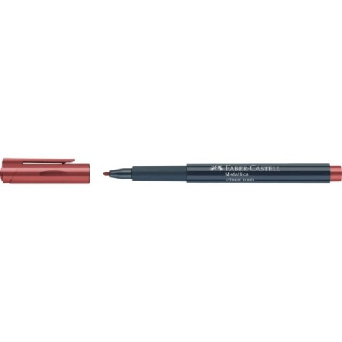 Маркер Faber-Castell металік для декору Metallics Marker Crimson Crush, M (1,5 мм), колір червоний (32025)