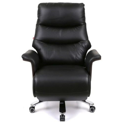 Офісне крісло Аклас Отаман, з електроприводом, Шкіра LC-A Black/PU Black (00174391)
