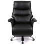 Офісне крісло Аклас Отаман, з електроприводом, Шкіра LC-A Black/PU Black (00174391)