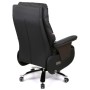 Офісне крісло Аклас Отаман, з електроприводом, Шкіра LC-A Black/PU Black (00174391)
