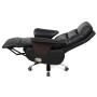 Офісне крісло Аклас Отаман, з електроприводом, Шкіра LC-A Black/PU Black (00174391)