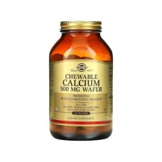 Мінерали Solgar Кальцій, 500 мг, Chewable Calcium, 120 жувальних таблеток (SOL-00410)
