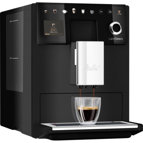 Кавомашина MELITTA Latte Select frosted Black (F630-212)