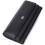 Гаманець ST Leather З натуральної шкіри Чорний (22696)