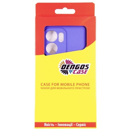 Чохол до мобільного телефона Dengos Carbon OPPO Reno13 F Purple (DG-TPU-CRBN-232)