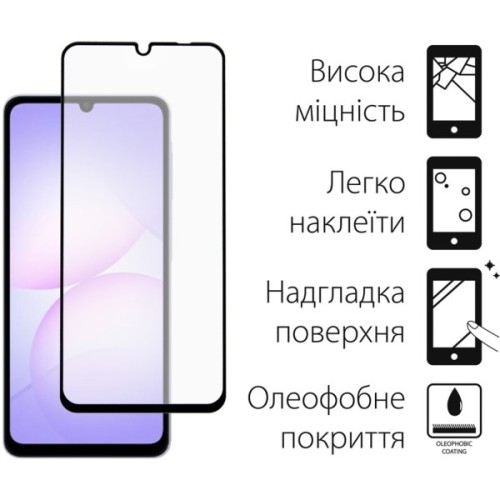 Чохол до мобільного телефона Dengos Samsung Galaxy A07 TPU+glass Transparent (DG-KM-170)