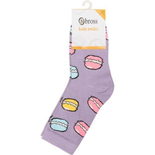 Шкарпетки дитячі Bross із солодощами (6322-4-6G-violet)