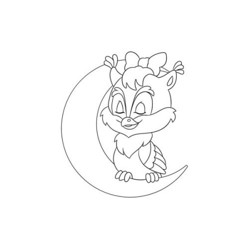 Картина по номерам ArtCraft Совенятко 25х30 см (15113-AC)