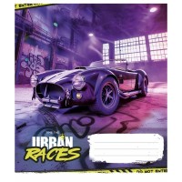 Зошит Школярик Time the urban races 48 аркушів лінія (048-3439L)