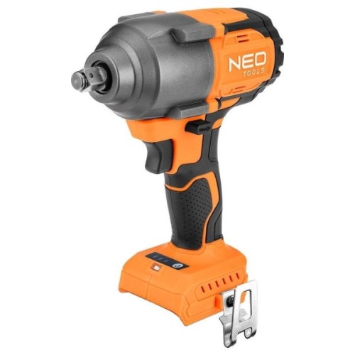 Гайковерт Neo Tools Energy+ 18V, безщітковий, 2400об/хв, 850Нм, 1/2", 3 швидкості, 1.8кг (без АКБ та ЗП) (04-608)