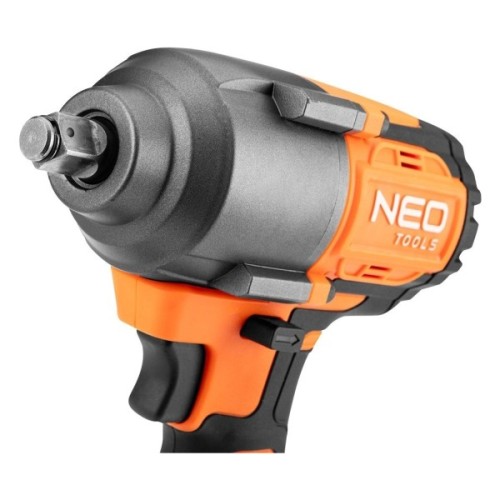 Гайковерт Neo Tools Energy+ 18V, безщітковий, 2400об/хв, 850Нм, 1/2", 3 швидкості, 1.8кг (без АКБ та ЗП) (04-608)