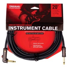 Інструментальний кабель D'Addario Curcuit Breaker Latching Switch 6m (PW-AGLRA-20)