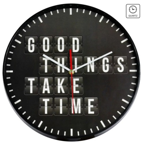 Настінний годинник Technoline 775485 Good Things Take Time (DAS301212)