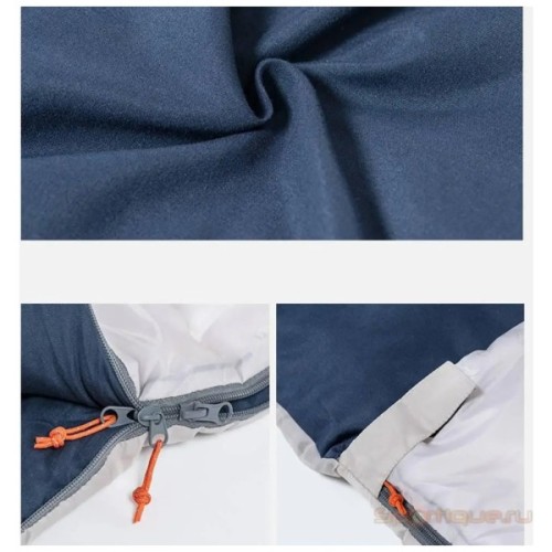 Спальний мішок Naturehike двомісний NH21MSD06 темно-синій (6927595795323)