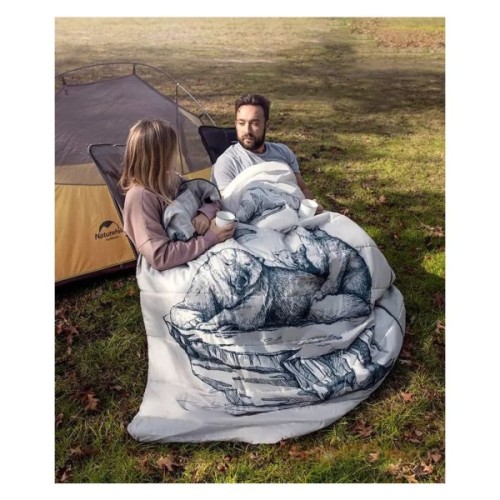 Спальний мішок Naturehike двомісний NH21MSD06 темно-синій (6927595795323)