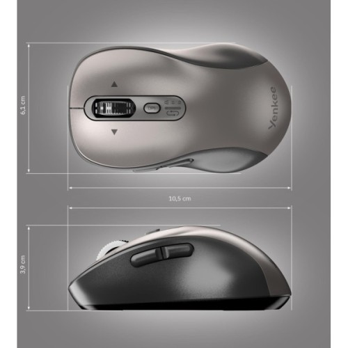 Мишка YENKEE YMS 2010SR Gyro Wireless/Bluetooth Graphite (45025341)