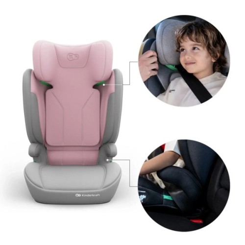Автокрісло Kinderkraft i-Spark 2 Plus i-Size Pink (KCISPA02PNKPL00) (5902533931507)
