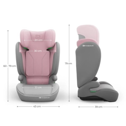 Автокрісло Kinderkraft i-Spark 2 Plus i-Size Pink (KCISPA02PNKPL00) (5902533931507)