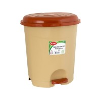 Контейнер для сміття Planet Household №3 з педаллю бежевий 12 л (10339)
