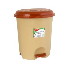 Контейнер для сміття Planet Household №3 з педаллю бежевий 12 л (10339)