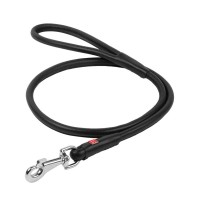 Повідець для собак WAUDOG Glamour круглий L d 13 мм Д 122 см чорний (33791)