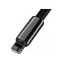 Дата кабель USB 2.0 AM to Lightning 2.0m 2.4A black Baseus (CALWJ-A01)